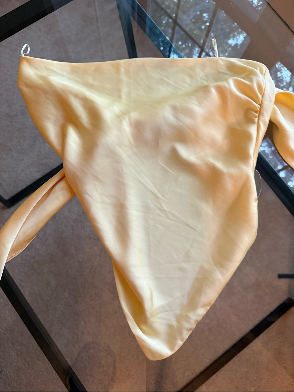 Yellow Triangle Top ZARA